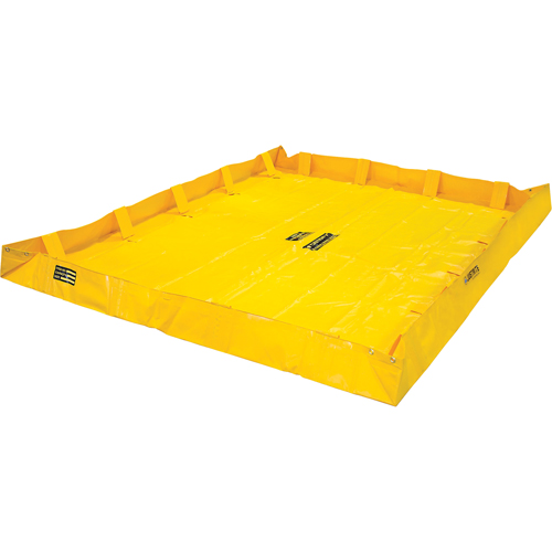 Berme de confinement Lite QuickBerm , Capacit&eacute; 398 gal. US, 8' la x 10' lo x 8" h, Support &agrave; encliqueter Southpoint Industrial Supply