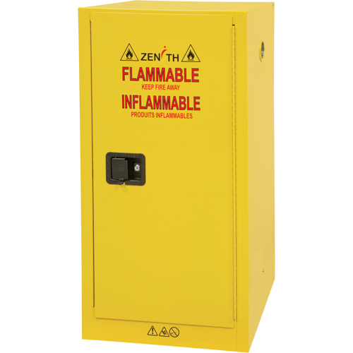 Armoire pour produits inflammables, 16 gal., 1 Porte(s), 23" La x 44" h x 18" p Southpoint Industrial Supply