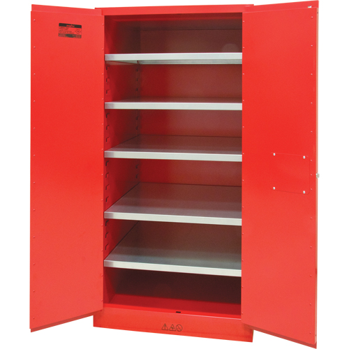 Paint/Ink Cabinet, 96 gal., 5 Shelves Southpoint Industrial Supply