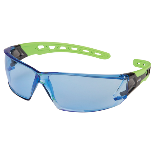 Z2500 Series Safety Glasses, Blue Lens, Anti-Scratch, ANSI Z87+/Meets/Exceeds CSA Z94.3 Southpoint Industrial Supply