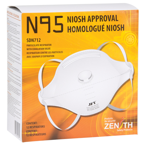 Respirateur contre les particules, N95, Certifi&eacute; NIOSH, Moyen/grand Southpoint Industrial Supply