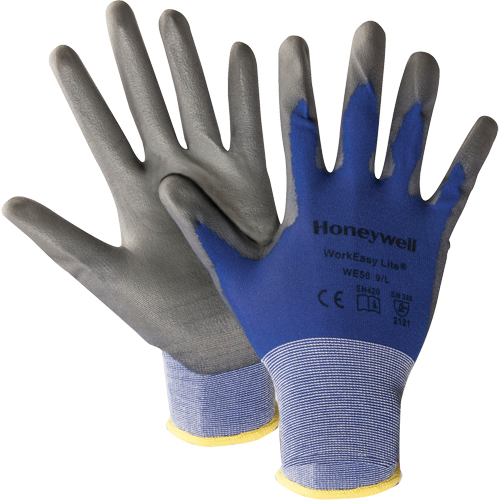 Gants mod&egrave;le WE50 Lite North Workeasy, 9/Grand, R&ecirc;vetement Polyur&eacute;thane, Calibre 18, Enveloppe en Nylon Southpoint Industrial Supply
