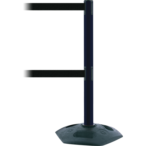Dual Line Heavy Duty Receiver Post, 38" High, Red Southpoint Industrial Supply