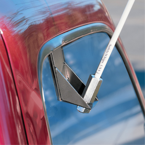 Tiges de s&eacute;curit&eacute; pour travaux l&eacute;gers Safety Whip, Fixation Fen&ecirc;tre, Hauteur 5', Orange Southpoint Industrial Supply