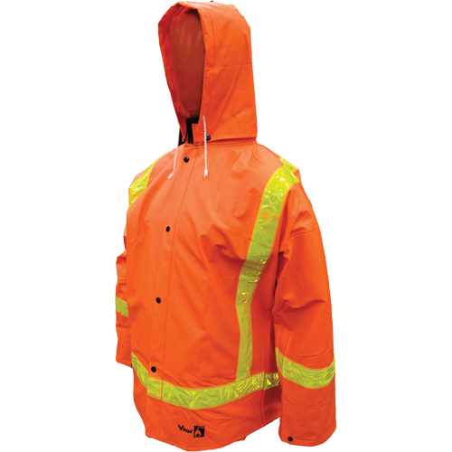 Open Road FR PVC Rain Suits, Small, Orange Southpoint Industrial Supply