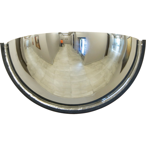 Miroir en d&ocirc;me 180°, Demi-d&ocirc;me, Dessus ferm&eacute;, Diam&egrave;tre 18" Southpoint Industrial Supply
