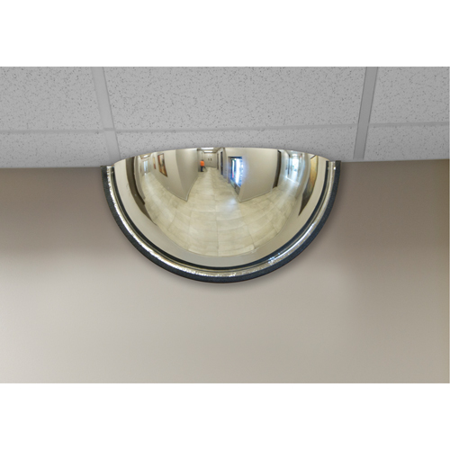 Miroir en d&ocirc;me 180°, Demi-d&ocirc;me, Dessus ferm&eacute;, Diam&egrave;tre 18" Southpoint Industrial Supply