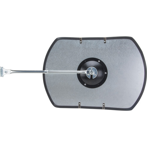 Roundtangular Convex Mirror with Telescopic Arm, 12" H x 18" W, Indoor/Outdoor Southpoint Industrial Supply