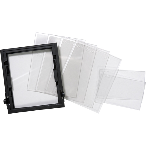 Jeu de plaques de s&eacute;curit&eacute; transparentes Insight Southpoint Industrial Supply