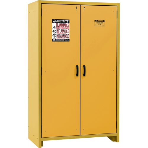 30-Minute EN Safety Storage Cabinet, 45 gal., 2 Door, 45.83" W x 76.65" H x 24.21" D Southpoint Industrial Supply