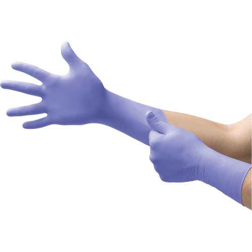Gants Supreno EC, Petit, Nitrile, 5,5-mil, Sans poudre, Mauve, Classe 2 Southpoint Industrial Supply
