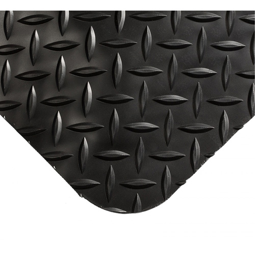 Smart Mats No.497, Diamond, 4' x 10' x 1", Black, PVC/Urethane Southpoint Industrial Supply