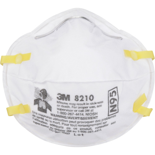 Respirateurs contre les particules 8210, N95, Certifi&eacute; NIOSH Southpoint Industrial Supply