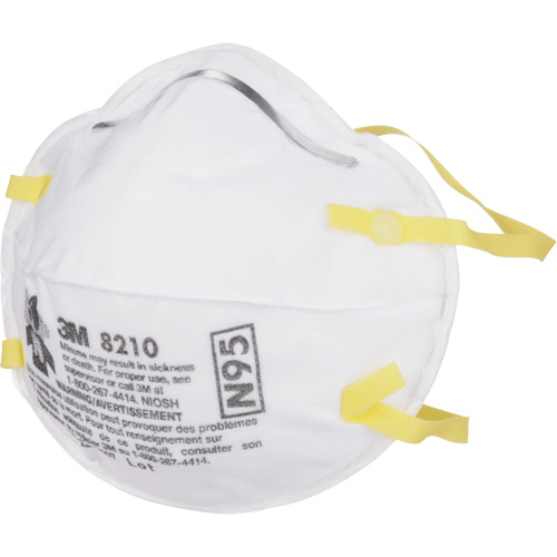Respirateurs contre les particules 8210, N95, Certifi&eacute; NIOSH Southpoint Industrial Supply