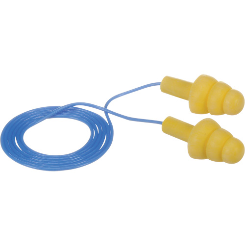 Bouchons d'oreilles pr&eacute;moul&eacute;s E-A-R Ultrafit, Avec cordon, Vrac - Sac en poly, 25 dB NRR, Taille unique Southpoint Industrial Supply