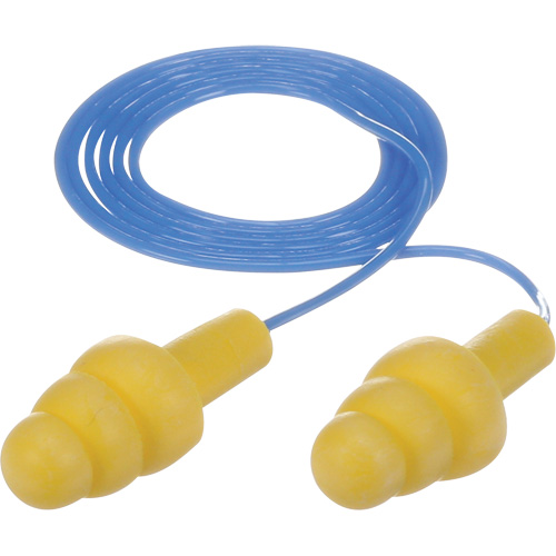 Bouchons d'oreilles pr&eacute;moul&eacute;s E-A-R Ultrafit, Avec cordon, Vrac - Sac en poly, 25 dB NRR, Taille unique Southpoint Industrial Supply