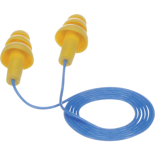 Bouchons d'oreilles pr&eacute;moul&eacute;s E-A-R Ultrafit, Avec cordon, Vrac - Sac en poly, 25 dB NRR, Taille unique Southpoint Industrial Supply