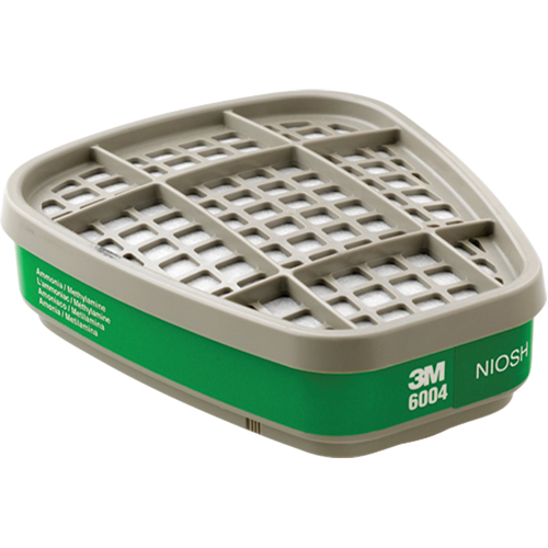 Cartouches pour respirateur s&eacute;rie 6000, Cartouche gaz/vapeur, Ammoniac/M&eacute;thylamine Southpoint Industrial Supply