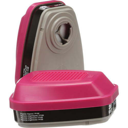 6000 Series Respirator Cartridges, Gas/Vapour Cartridge, Organic Vapour/P100 Southpoint Industrial Supply