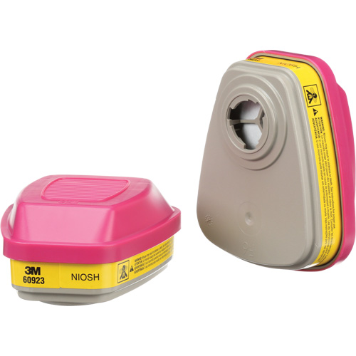 6000 Series Respirator Cartridges, Gas/Vapour Cartridge, Organic Vapour/Acid Gas/P100 Southpoint Industrial Supply