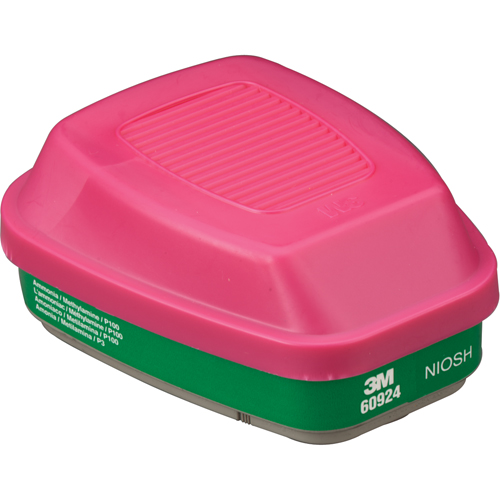 6000 Series Respirator Cartridges, Gas/Vapour Cartridge, Ammonia/Methylamine Southpoint Industrial Supply