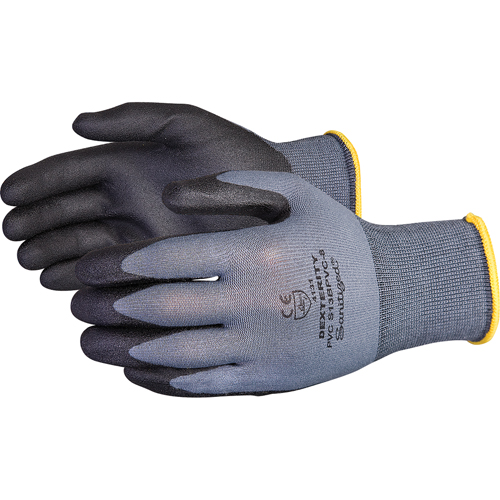 Gants enduits Dexterity, 9/Grand, R&ecirc;vetement PVC, Calibre 13, Enveloppe en Nylon Southpoint Industrial Supply