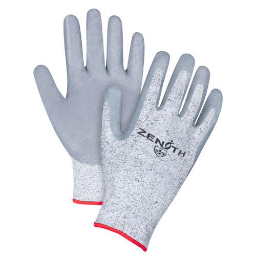 Gants &eacute;lastiques sans coutures r&eacute;sistants &agrave; la coupe, Taille Petit/7, Calibre 13, Rev&ecirc;tement Nitrile, Enveloppe en PEHP, ANSI/ISEA 105 niveau 2/EN 388 niveau 3 Southpoint Industrial Supply