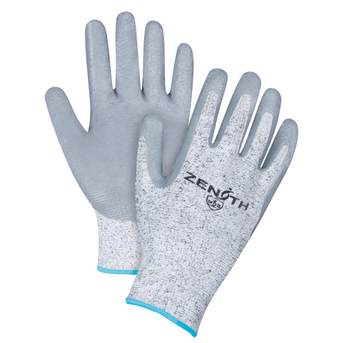 Gants &eacute;lastiques sans coutures r&eacute;sistants &agrave; la coupe, Taille T-Grand/10, Calibre 13, Rev&ecirc;tement Nitrile, Enveloppe en PEHP, ANSI/ISEA 105 niveau 2/EN 388 niveau 3 Southpoint Industrial Supply