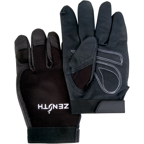 Gants pour m&eacute;canicien ZM300, Paume Cuir fleur de vache, Taille Moyen Southpoint Industrial Supply