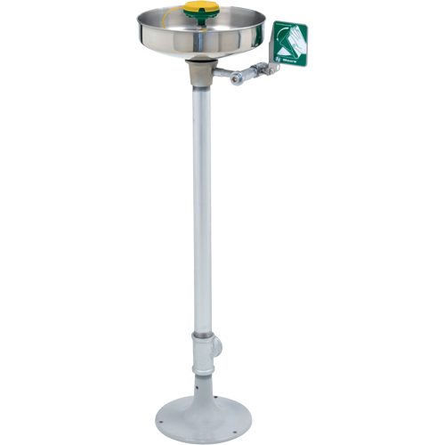 Axion&reg; Eye/Face Wash Station, Pedestal Installation, Stainless Steel Bowl Southpoint Industrial Supply