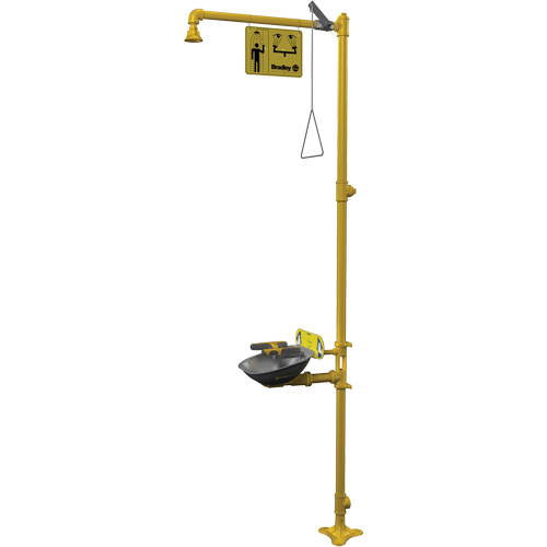 Combinaison de douche d'urgence & douche oculaire Halo Southpoint Industrial Supply