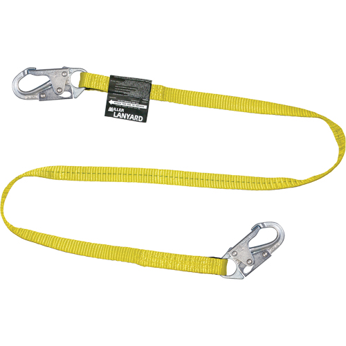 Longe en toile &agrave; sangle Miller, 1 branches, 6', Classe CSA B, Polyester Southpoint Industrial Supply