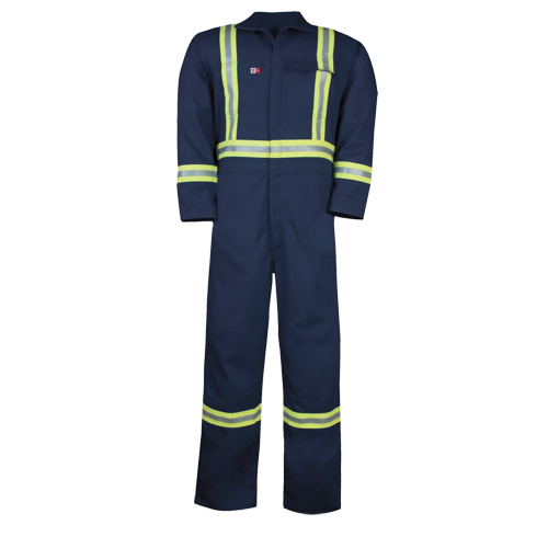 Combinaison non doubl&eacute;e Westex UltraSoft, Taille 34/36, Bleu marine, 12,4 cal/cm2 Southpoint Industrial Supply