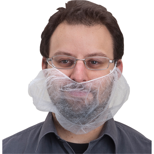 Beard Nets, Polypropylene, White Southpoint Industrial Supply