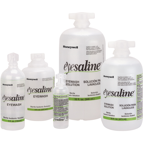 Bouteilles de solution saline pour douche oculaire, Bouteille Plein, 16 oz Southpoint Industrial Supply