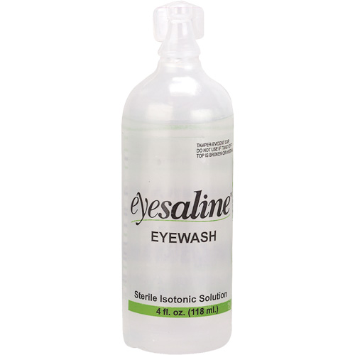 Bouteilles de solution saline pour douche oculaire, Bouteille Plein, 4 oz Southpoint Industrial Supply