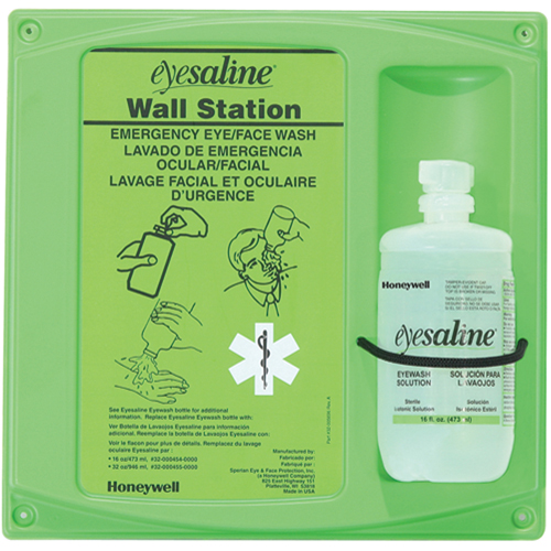 Support mural pour solution saline de douche oculaire, Simple Southpoint Industrial Supply