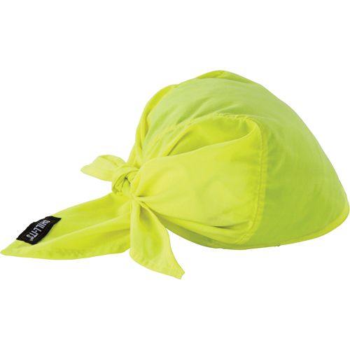 Chill-Its&reg; 6710CT Cooling Triangle Hats, High Visibility Lime-Yellow Southpoint Industrial Supply