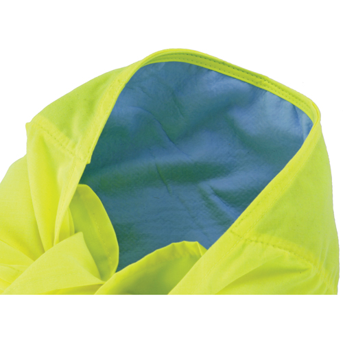 Chill-Its&reg; 6710CT Cooling Triangle Hats, High Visibility Lime-Yellow Southpoint Industrial Supply