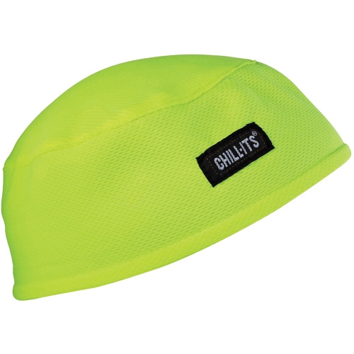 Chill-Its&reg; 6630 Cooling Skull Caps, Hi-Vis Lime Southpoint Industrial Supply