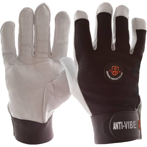 Gants antivibrations Air Glove, Taille Moyen, Paume Cuir perl&eacute; Southpoint Industrial Supply
