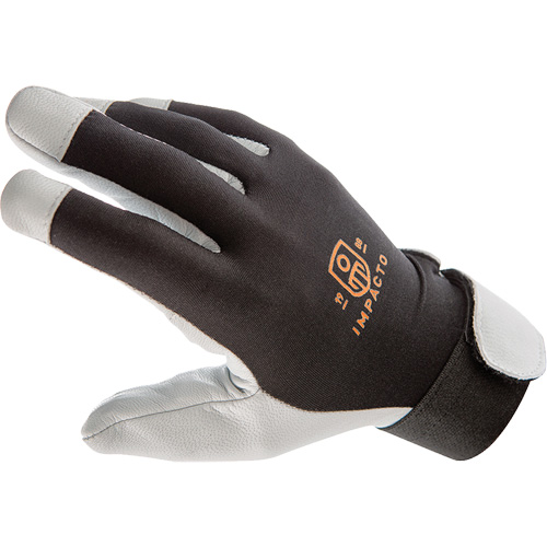 Gants antivibrations Air Glove, Taille Moyen, Paume Cuir perl&eacute; Southpoint Industrial Supply