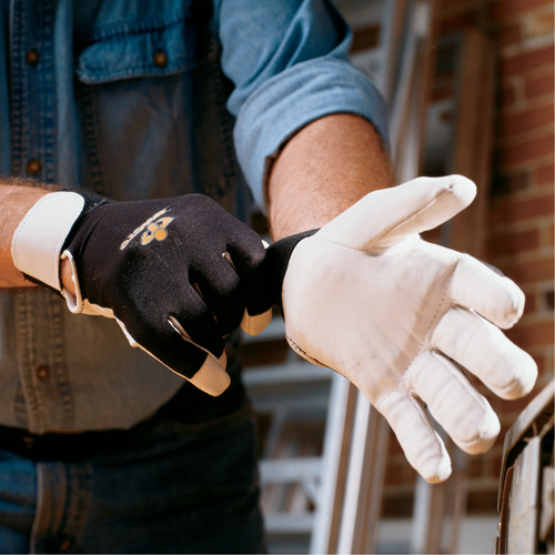 Gants antivibrations Air Glove, Taille Moyen, Paume Cuir perl&eacute; Southpoint Industrial Supply