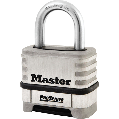 Cadenas &agrave; combinaison ProSeries, Argent, Acier inoxydable, Largeur de 2-1/4" Southpoint Industrial Supply