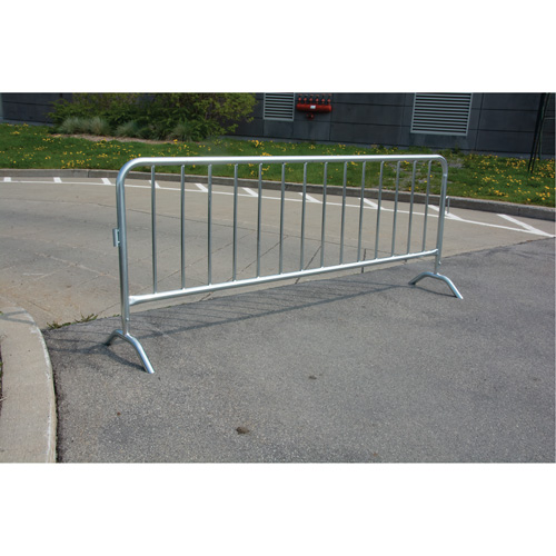 Barri&egrave;re portative, Emboîtables, 102" lo x 40" h, Argent Southpoint Industrial Supply