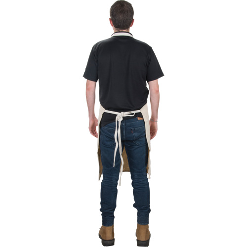 Tablier, Coton, 36" lo x 29" la, Naturel Southpoint Industrial Supply