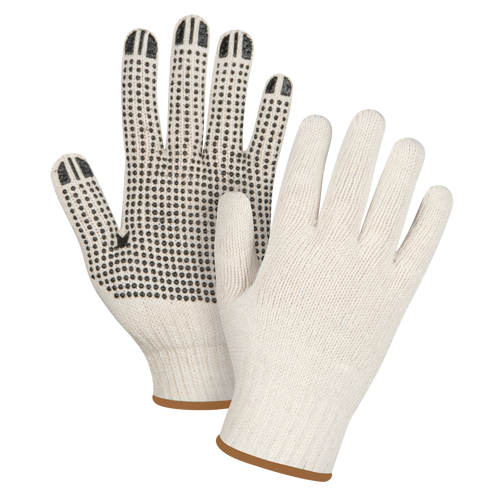 Gants tricot&eacute;s de poids lourd, Poly/coton, Un c&ocirc;t&eacute;, Calibre 7, Grand Southpoint Industrial Supply