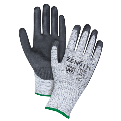 Seamless Stretch Cut-Resistant Gloves, Size Medium/8, 13 Gauge, Polyurethane Coated, HPPE Shell, ANSI/ISEA 105 Level 4/EN 388 Level 5 Southpoint Industrial Supply
