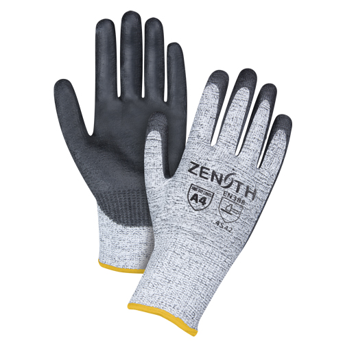 Gants &eacute;lastiques sans coutures r&eacute;sistants &agrave; la coupe, Taille 2T-Grand/11, Calibre 13, Rev&ecirc;tement Polyur&eacute;thane, Enveloppe en PEHP, ANSI/ISEA 105 niveau 4/EN 388 niveau 5 Southpoint Industrial Supply