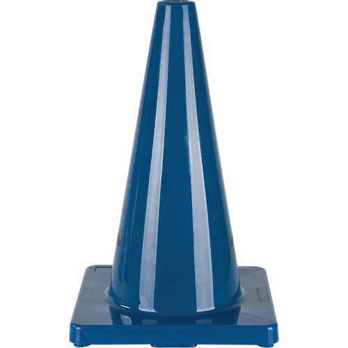 C&ocirc;ne de couleur pour la signalisation, 18", Bleu Southpoint Industrial Supply
